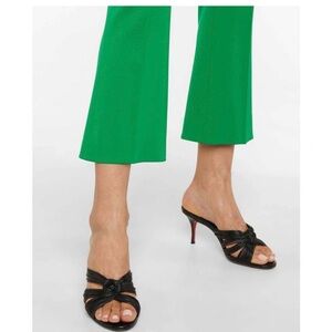 Christian Louboutin MULTITASKI 70 Woven Leather Mules Sandals Heels